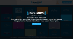 Desktop Screenshot of exploresiriusxm.com
