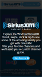 Mobile Screenshot of exploresiriusxm.com